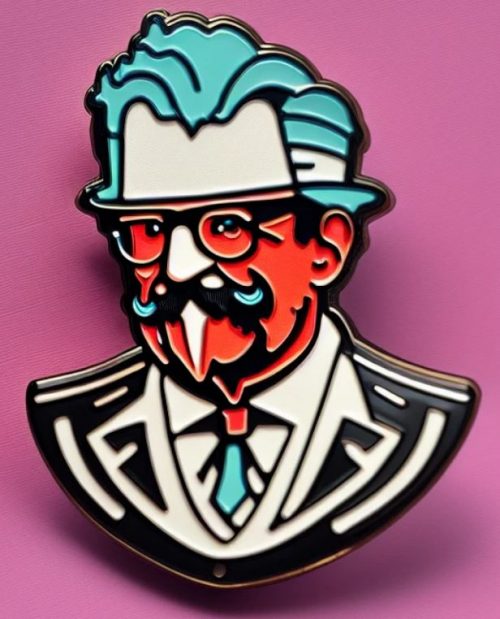 KFC Enamel Lapel Pins - Custom Enamel Pins